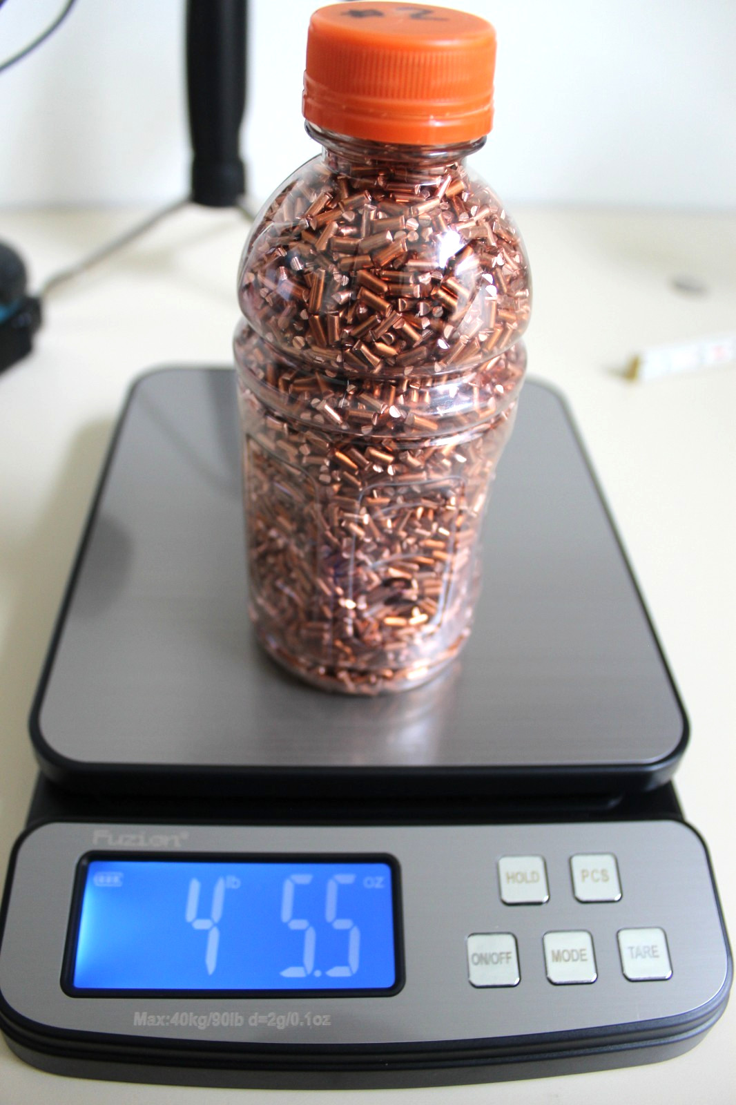 4 lbs Chopped Copper, 99.9% Pure – #10 and #12 Wire, 1/8″ to 1/4″ Lengths