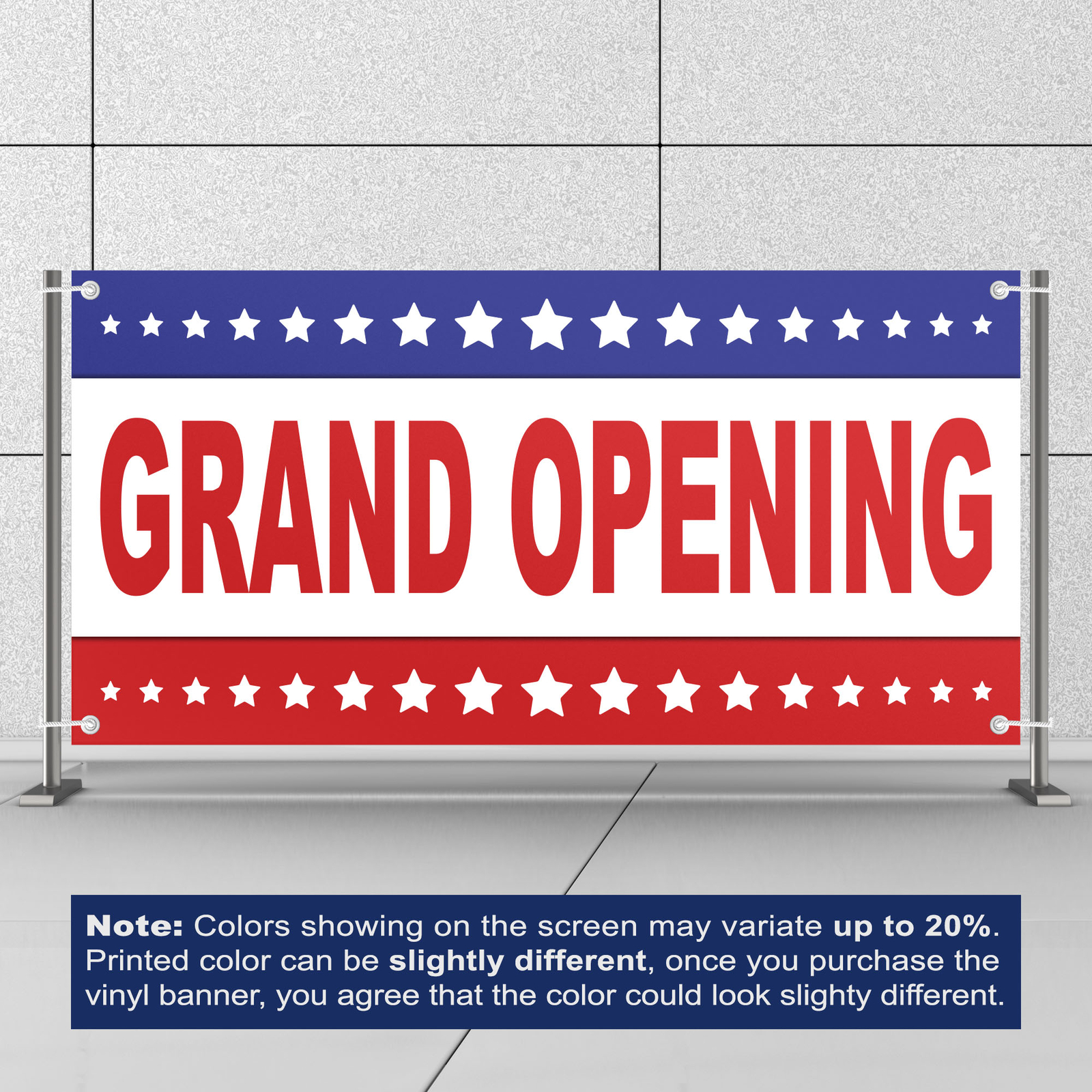 Grand Opening Banner 13 oz Heavy Duty Vinyl Grand Opening Sign – Special Events