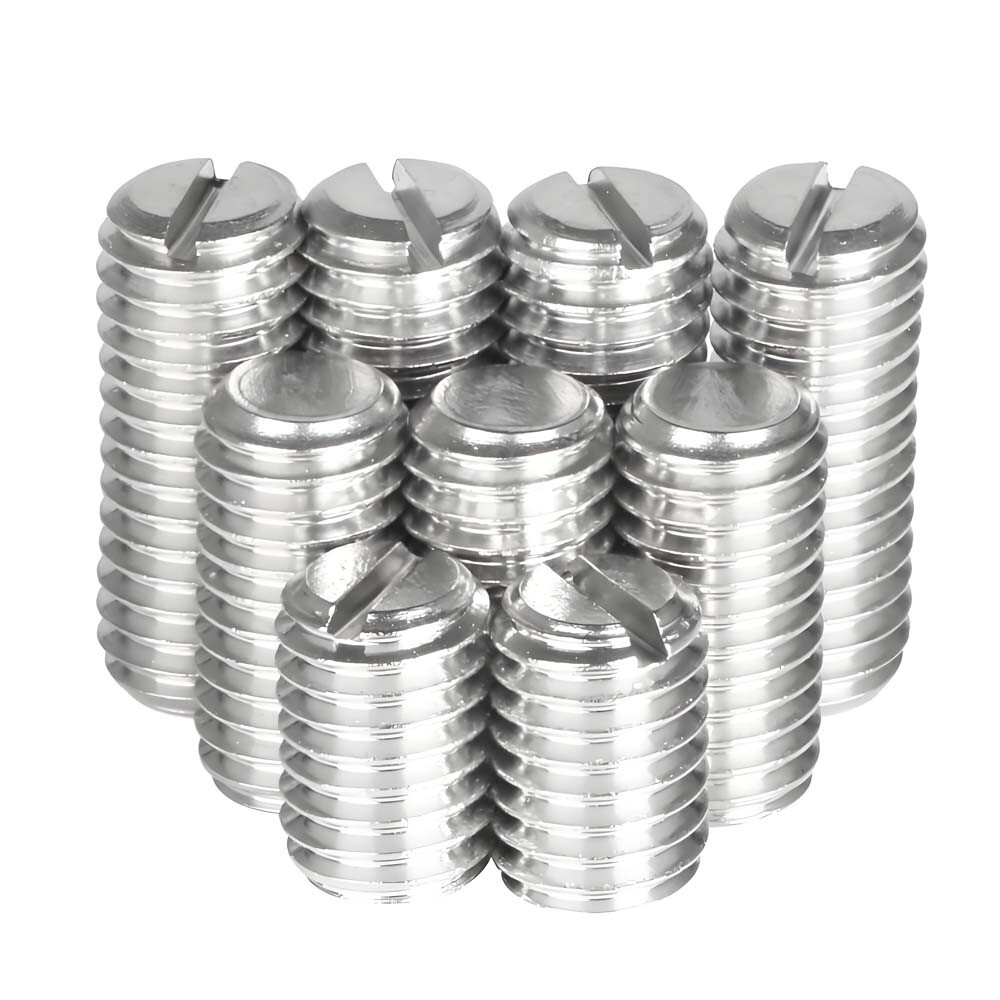 Slotted Grub Screws A2 Stainless Steel-Setscrew DIN 551 M2 M2.5 M3 M4 M5 M6-M10