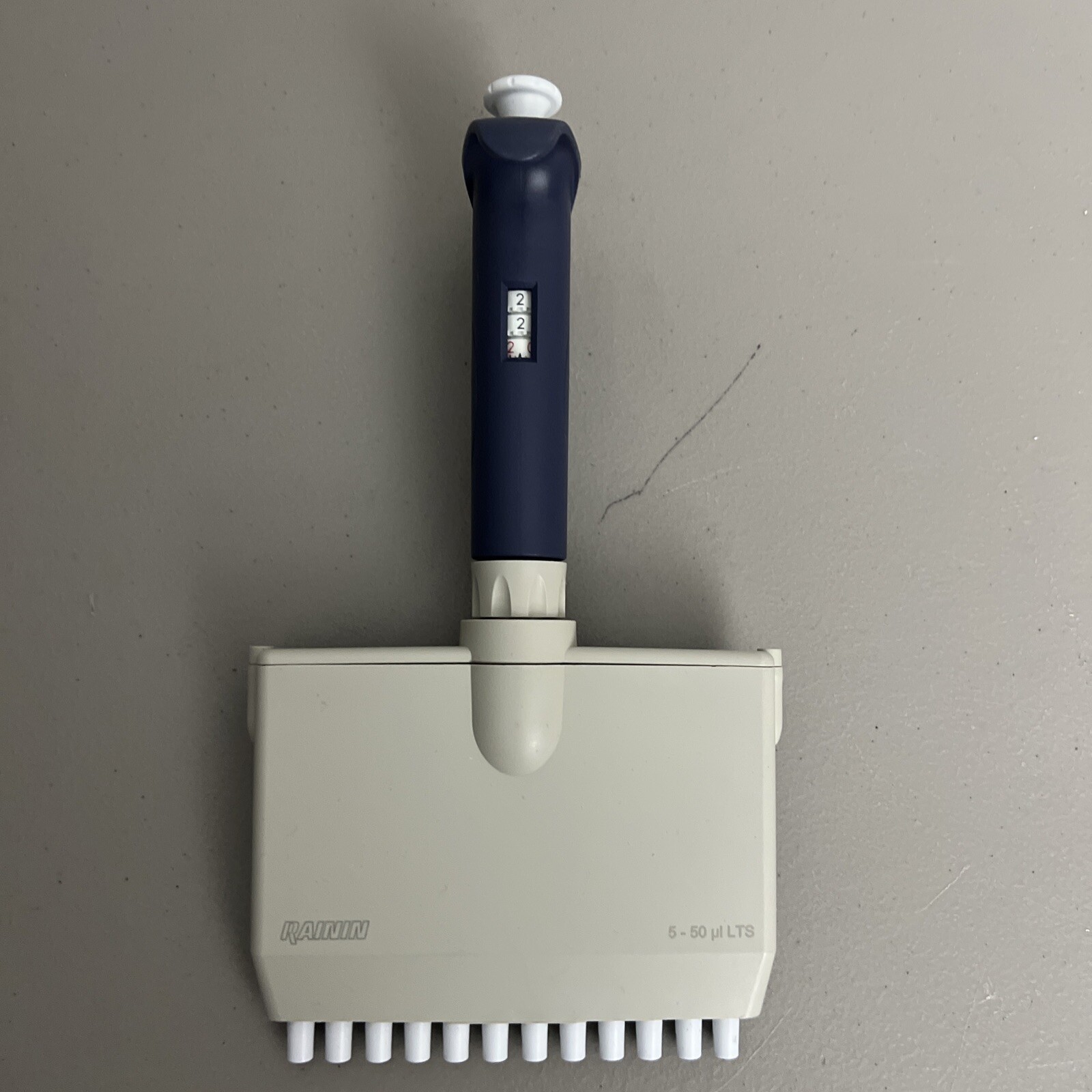 NICE Rainin Pipet-Lite 12 Channel Multichannel L50 Pipette LTS Pipetman