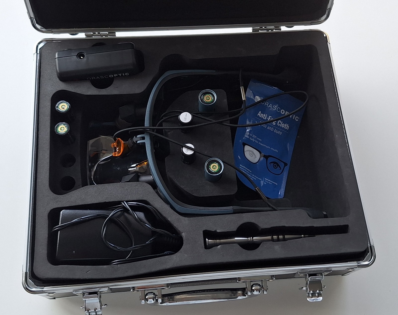 Orascoptic Dragonfly Dental Loupes 5.0x TTL with LED Headlight & Case