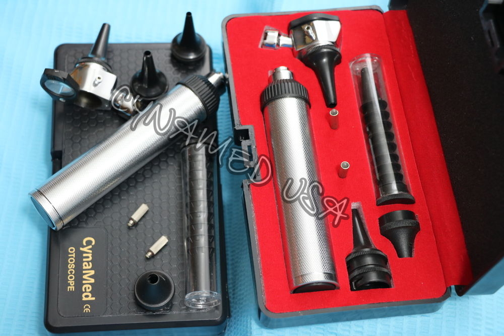 NEW 4X LENS Professional Otoscope Set ENT Medical Diagnostic Surgical Instrument
