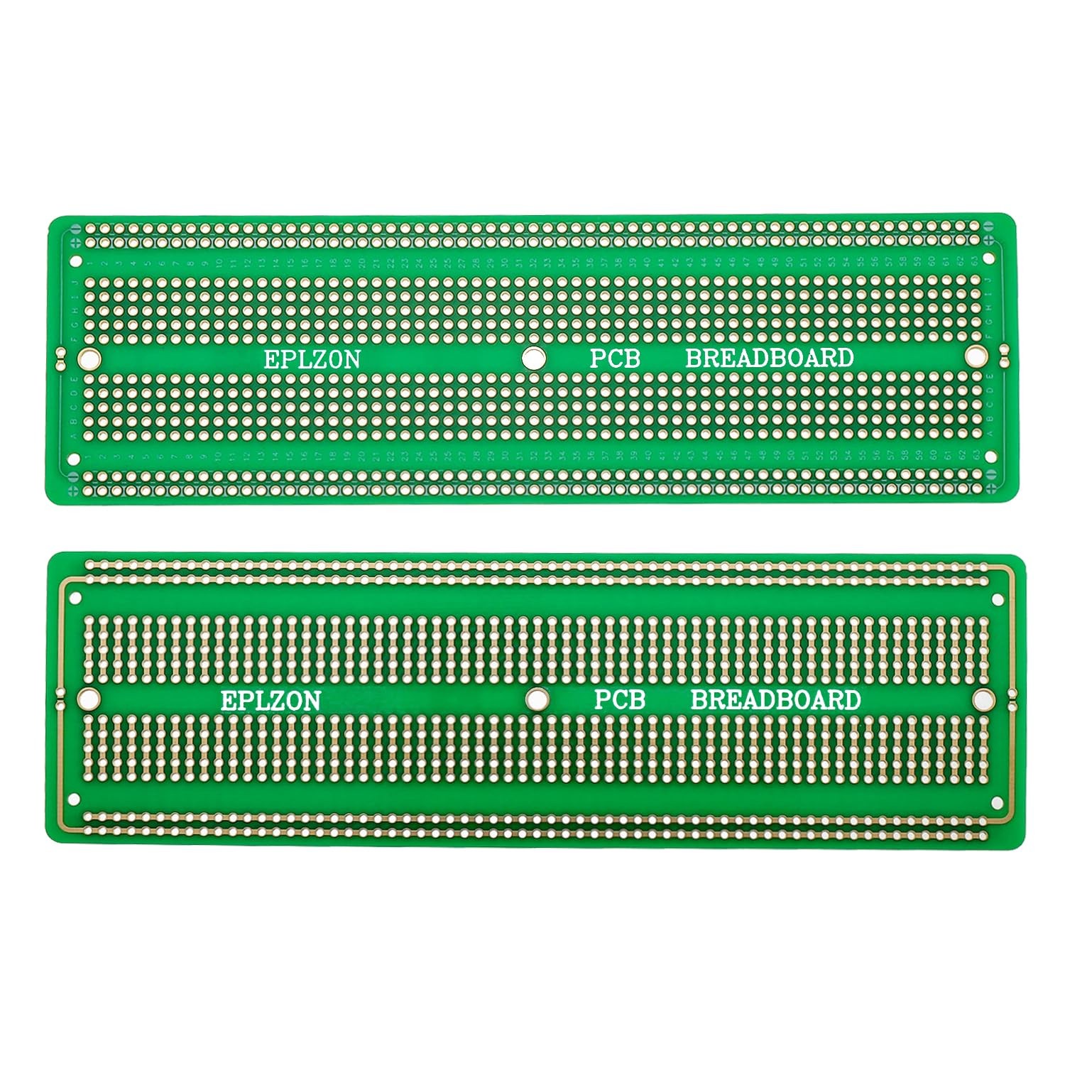 6.8×2.05 Solderable Prototype PCB Board Kit Green 3pcs DIY Electr Color: Green
