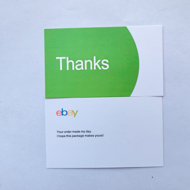 150 Pcs Thanks Cards–Red Blue and Green 3.5*2.1″