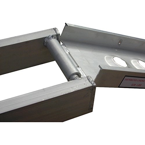 Double Motorcycle Dirt Bike Carrier 600lb Capacity Aluminum 75″ Track Length Ea