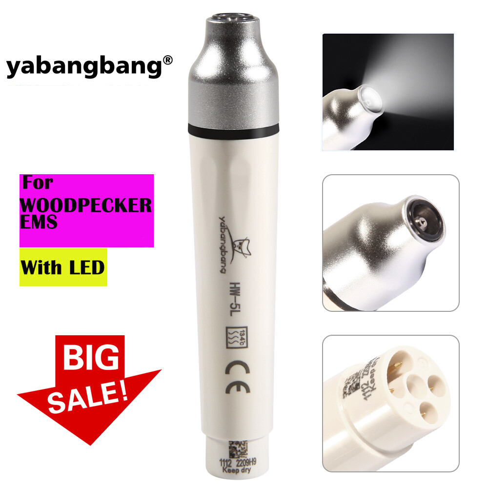 HW-5L Dental Ultrasonic Piezo Saler Handpiece For WOODPECKER EMS with LED Light