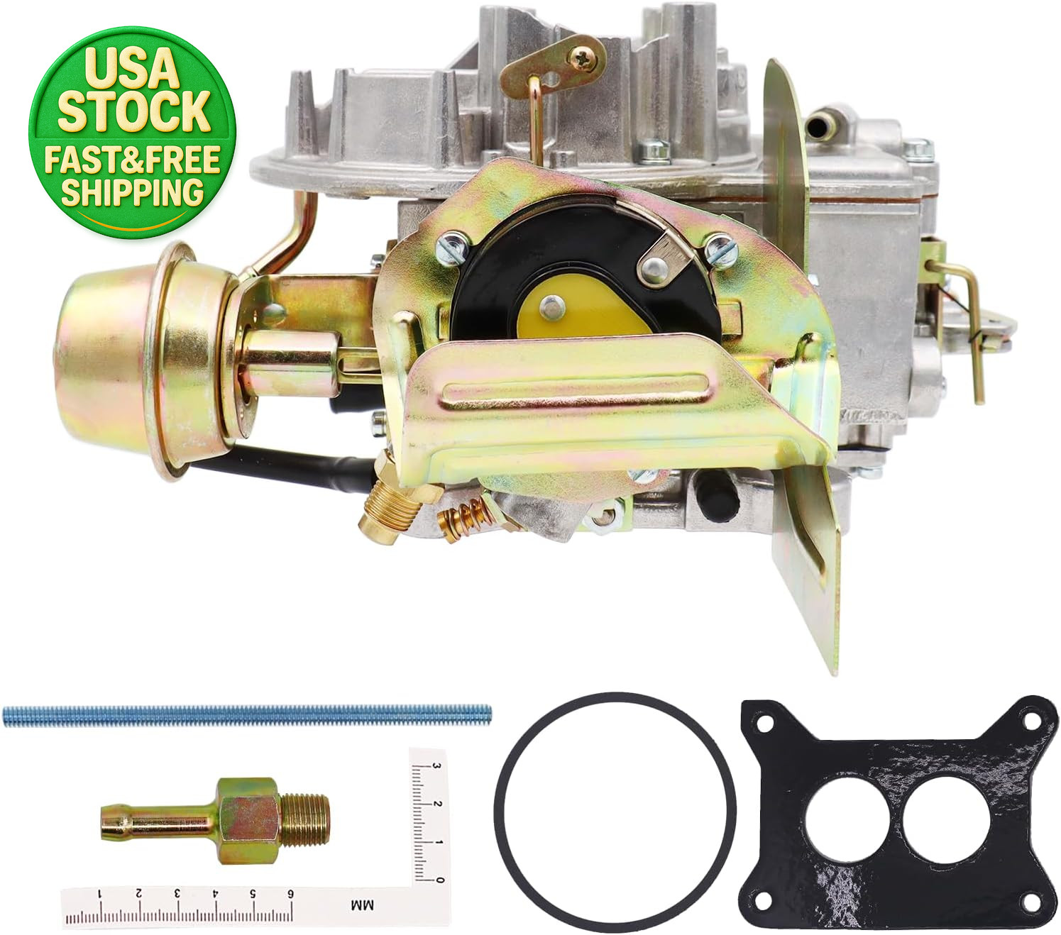 2 Barrel Carburetor Electric Choke for Ford 289 302 351 F100 F150 Jeep Mustang