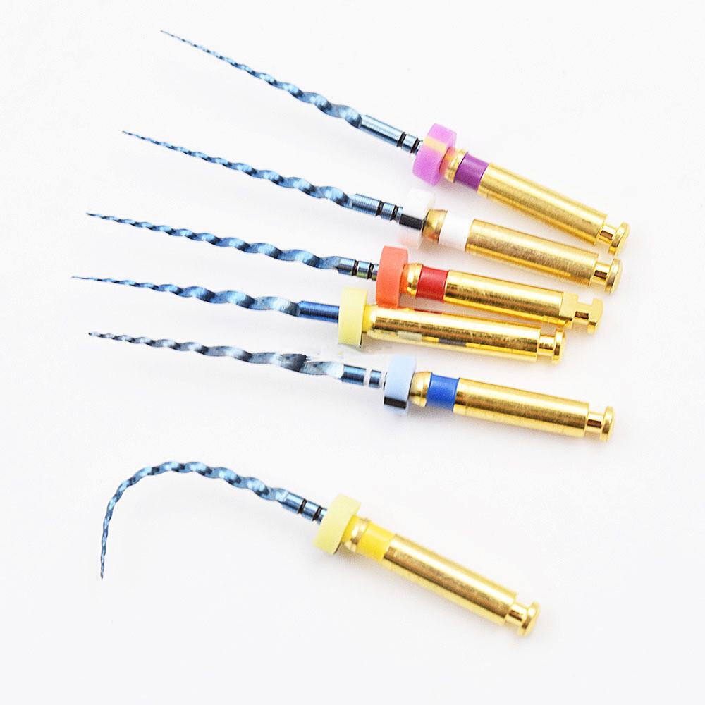 Dental Endodontic Rotary Taper Endo 6Pc Engine NITI Files 21/25/31MM