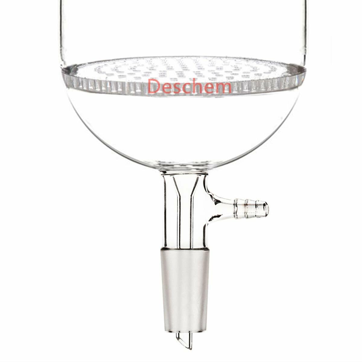 600ml 24/40 Glass Buchner Funnel Büchner with 90mm Pore Plate Lab Glassware