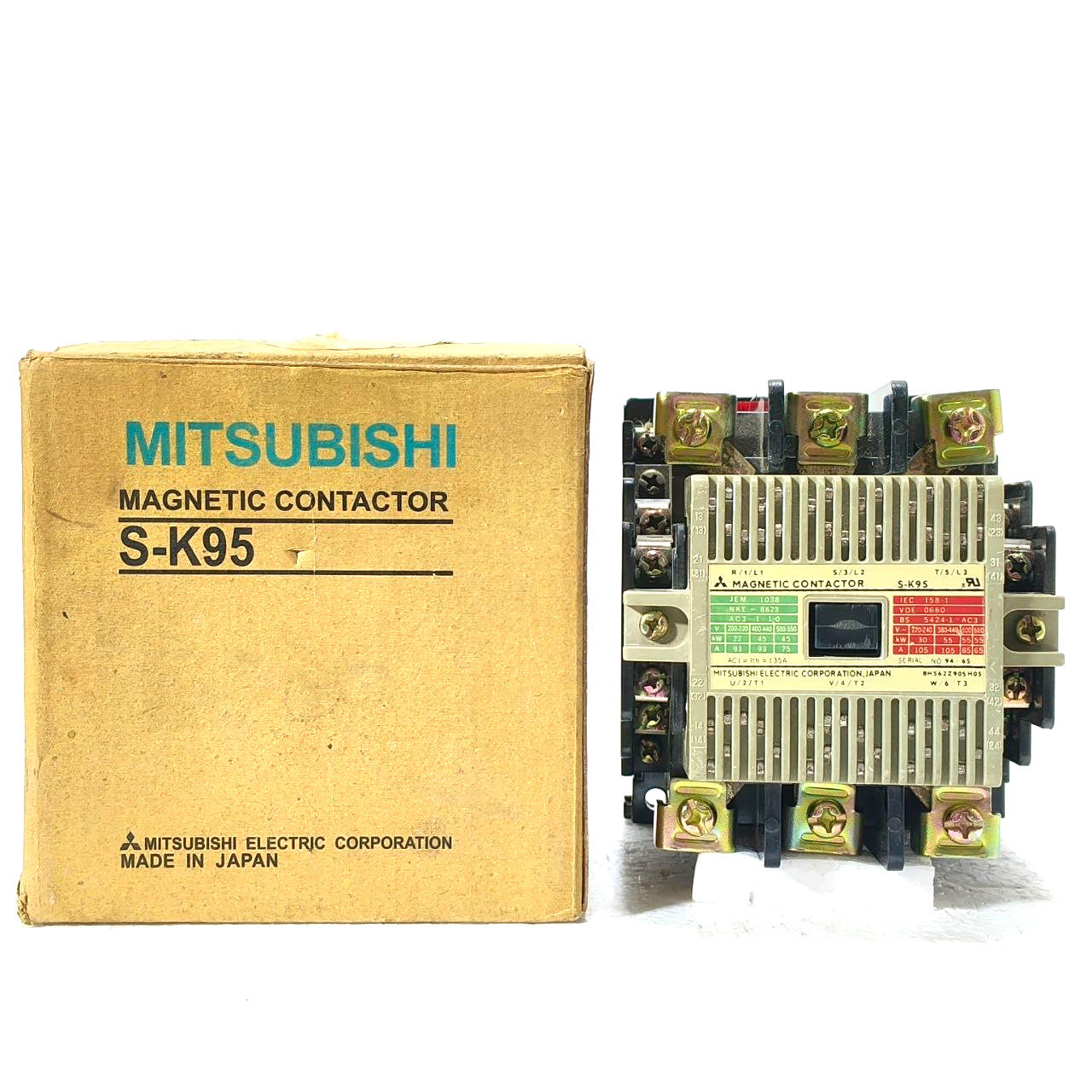 MITSUBISHI MAGNETIC CONTACTOR S-K95 380V