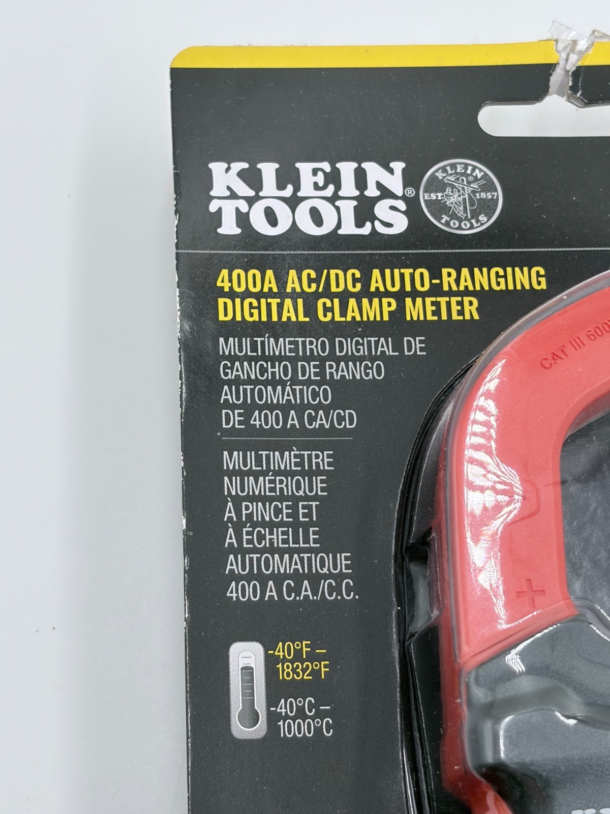 New Klein Tools 400A AC Auto-ranging TRMS Clamp Meter Multimeter CL390