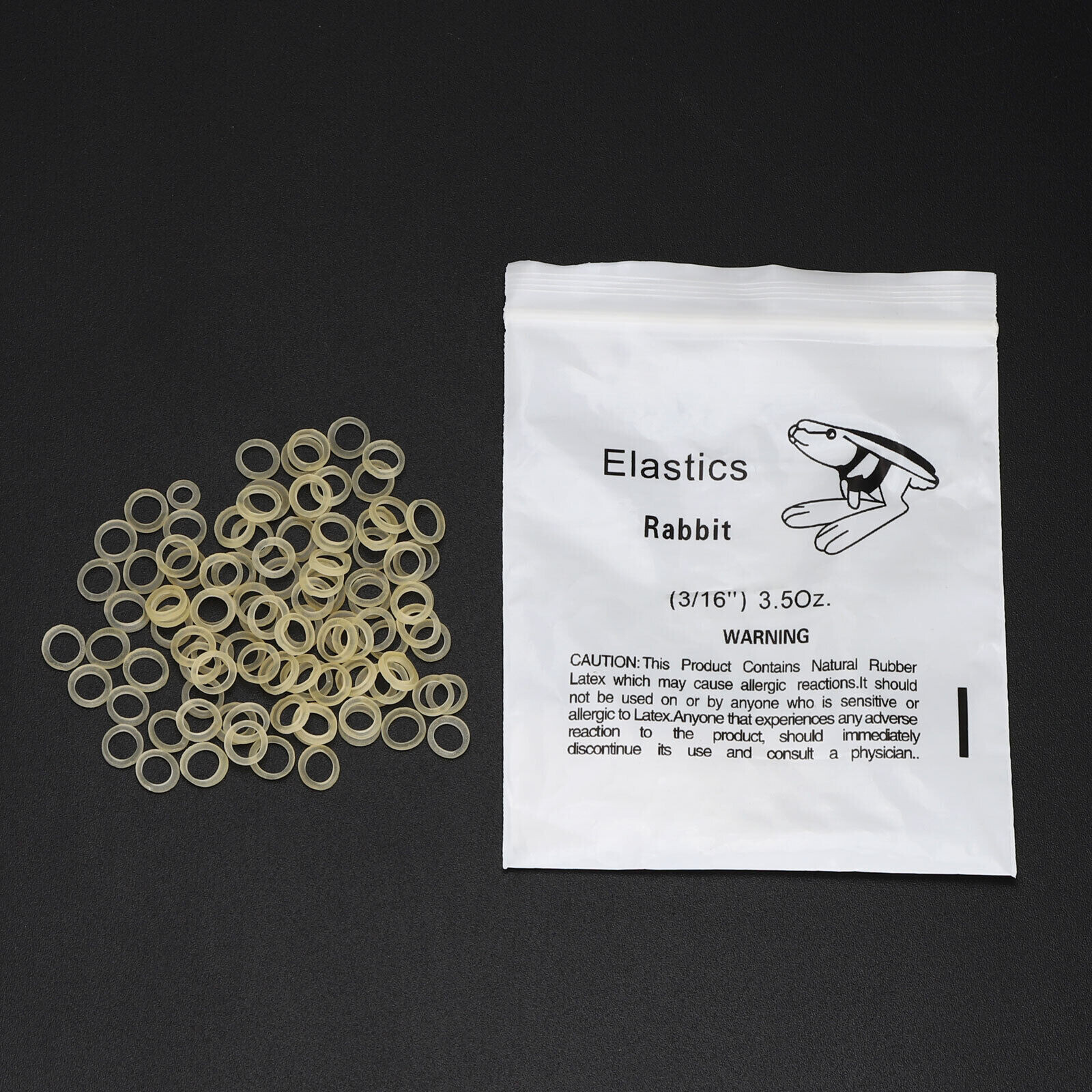 Dental Orthodontic Rubber Bands Elastics Elastic Ring Latex Braces Bracket 5000/