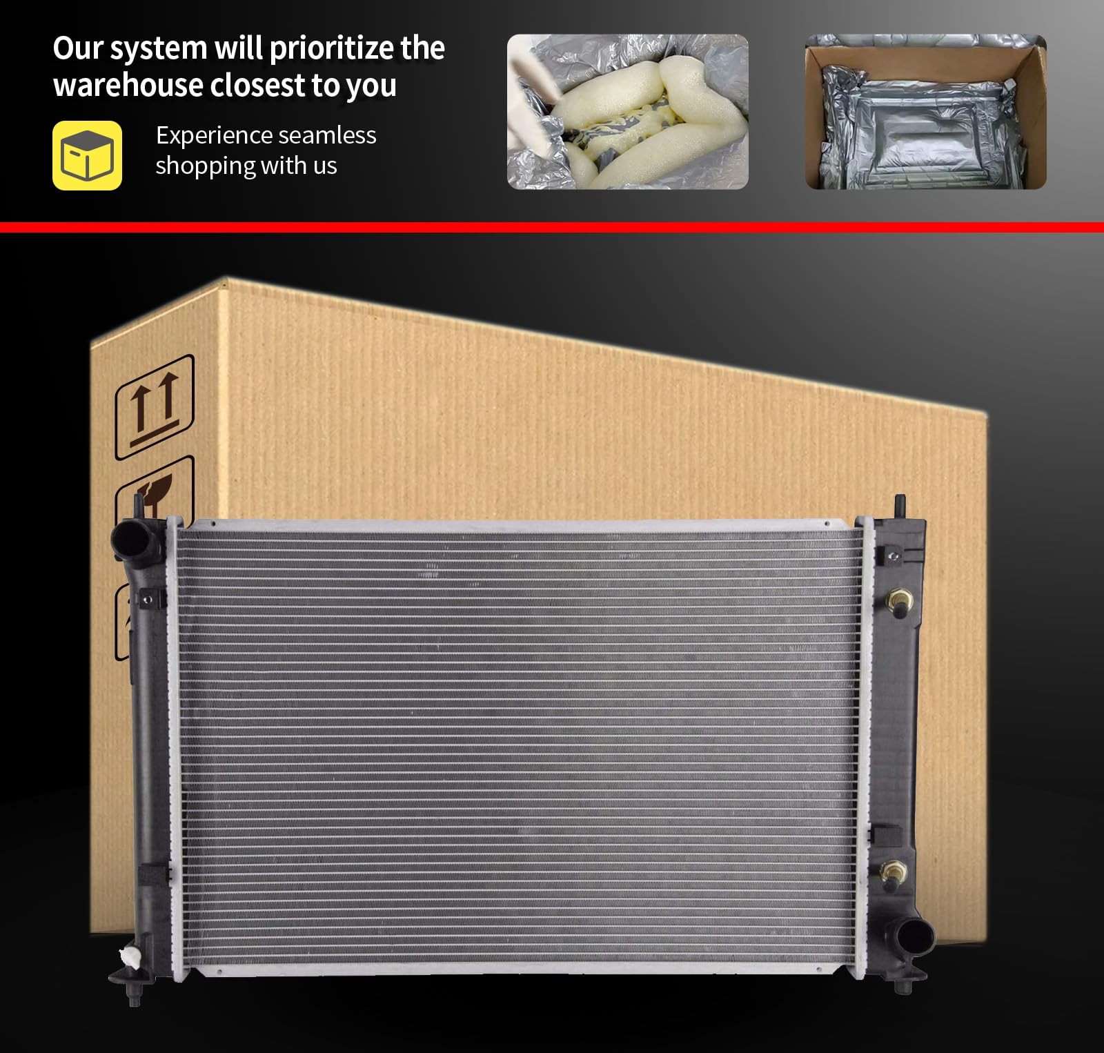 3697 Condenser Compatible with Kia Spectra Spectra5 2007-2009 2.0 L4