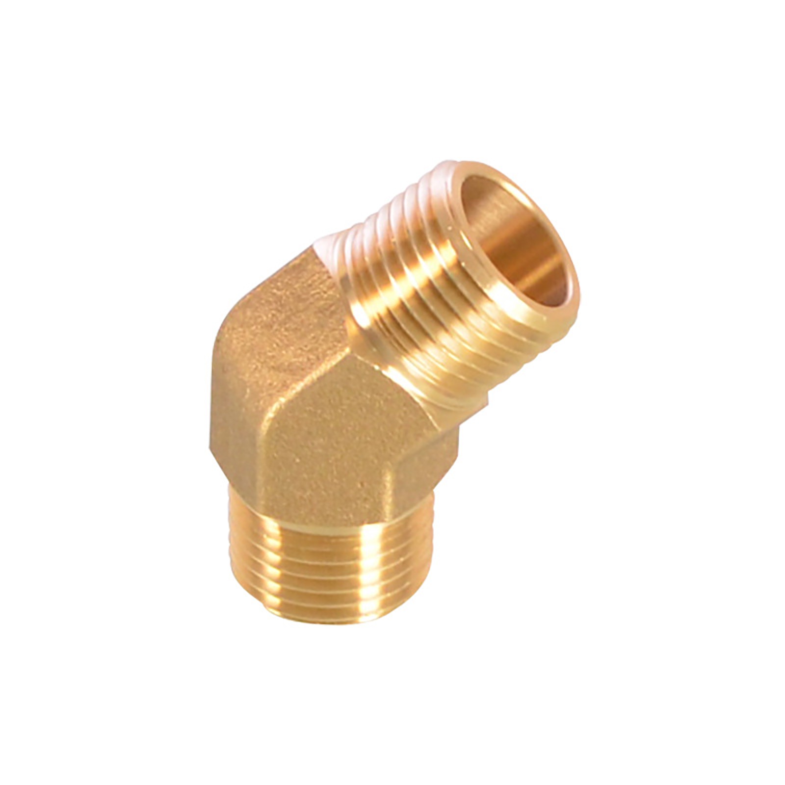 1/2″ – 1/2″ BSP Elbow 45°Coupler Brass Pipe Fitting Male/Female Thread Connector