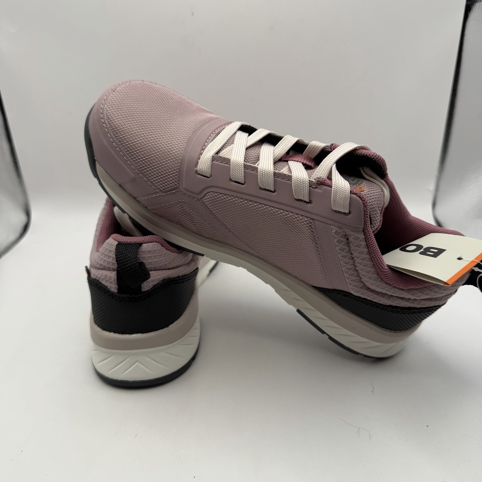 NEW Bogs Sandstone Lo CT Womens Sz 7.5 Misty rose Pink Composite Toe Safety Shoe