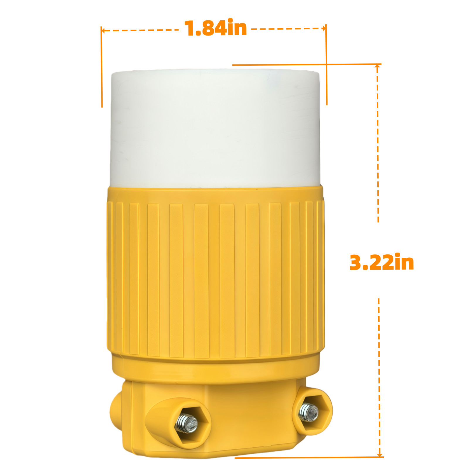 NEMA L5-30R Locking Receptacle Generator Twist Lock Adapter Connector,30A 125V