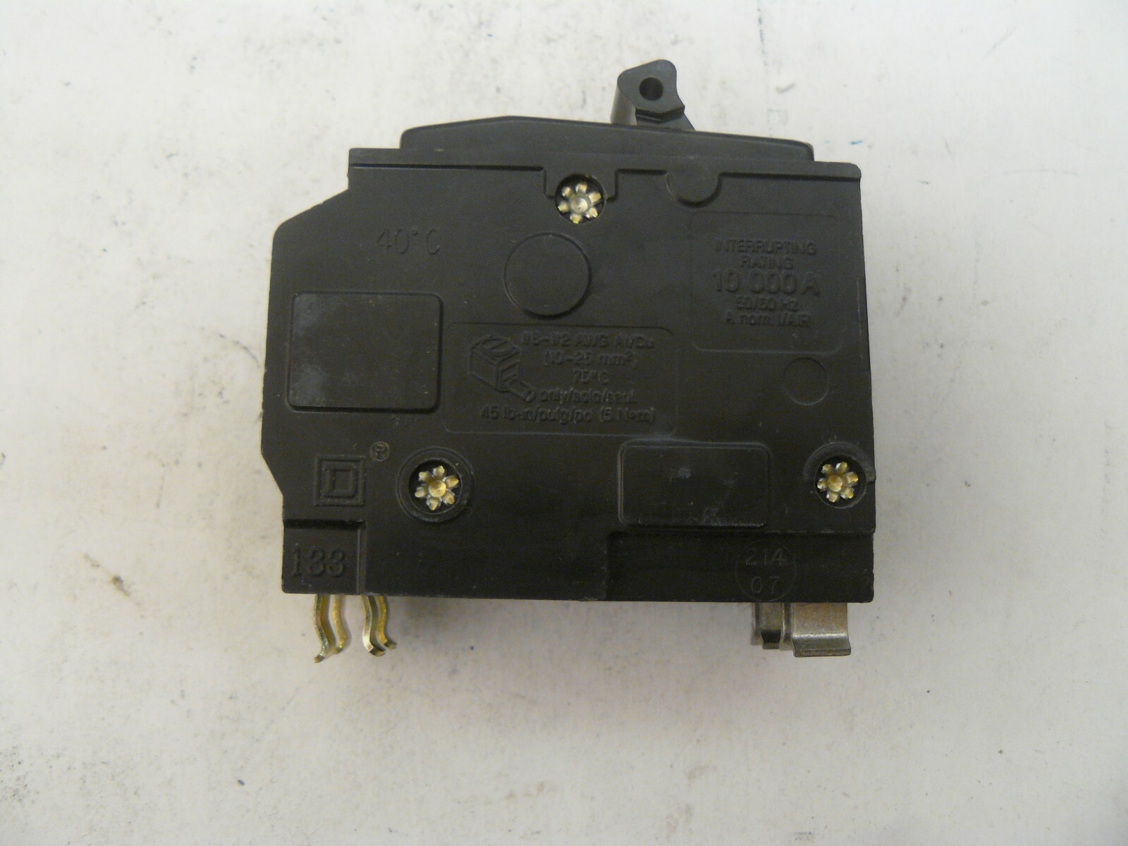 Square D QO260 plug on circuit breaker 60 amp 2 pole 120/240 volt 50/60 hz new