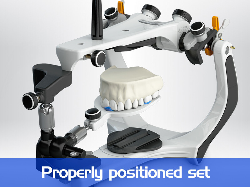 Bio-Art A7 Plus High Precision Semi-Adjustable Articulator W/Elite Facebow