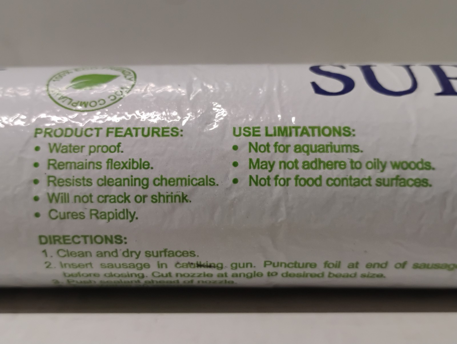 Case Of 16 SuperTach 20oz. Hybrid Panel Adhesive Sausage Tubes