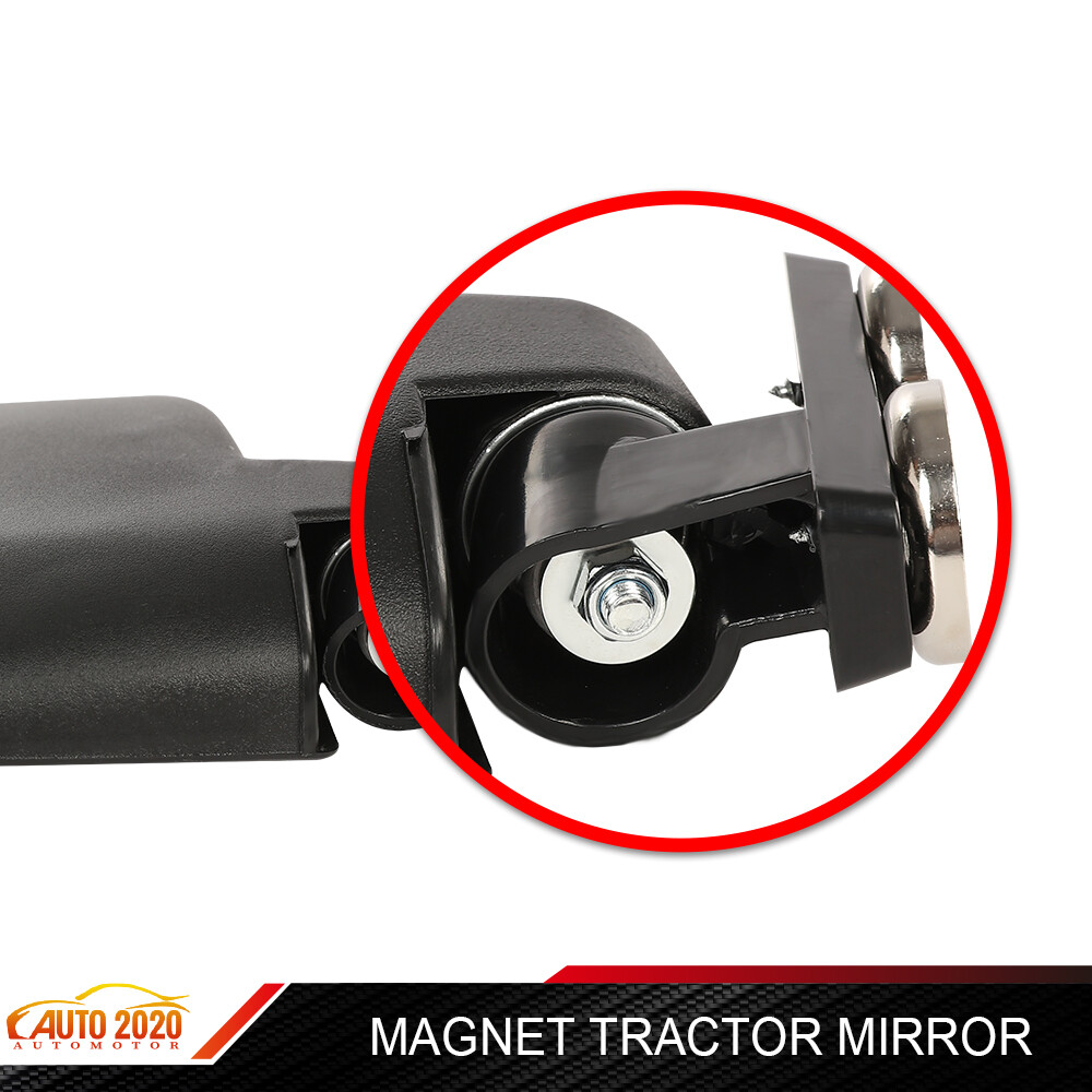 220lb Rated Magnet Tractor Side Mirror Fit For Kubota John Deere US