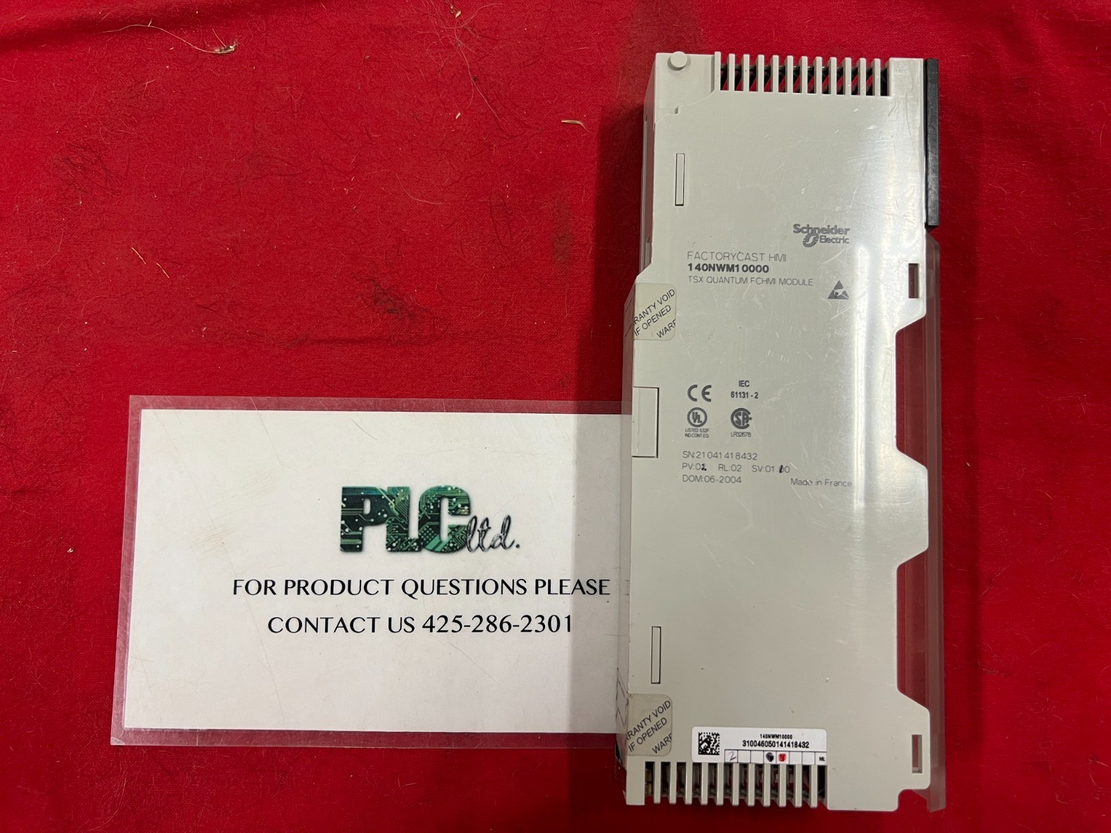 140NWM10000 Modicon Used Factorycast HMI Module 140-NWM-100-00