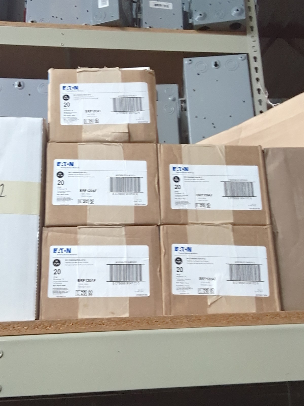 20 Eaton BRP120AF 20A 120/240V Arc Fault Circuit Breaker