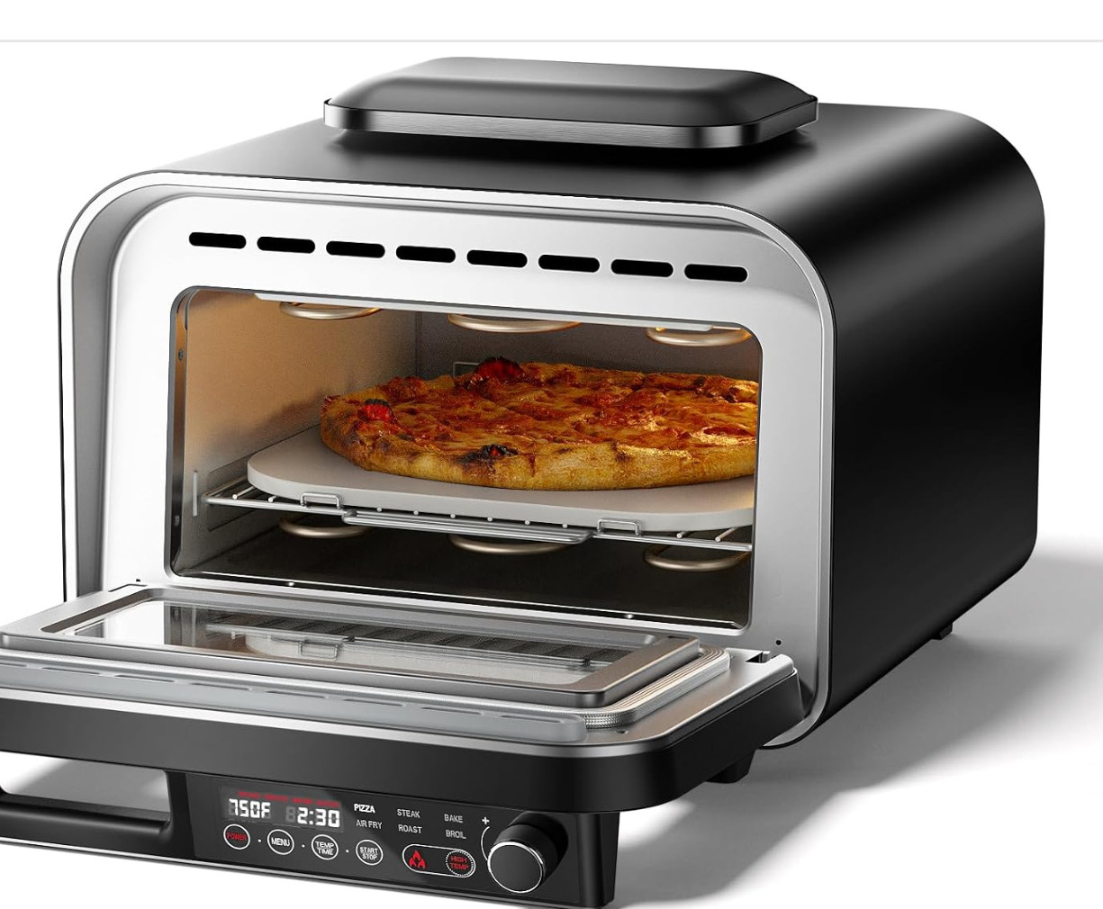 G.a HOMEFAVOR Electric Countertop Pizza Oven 1800W