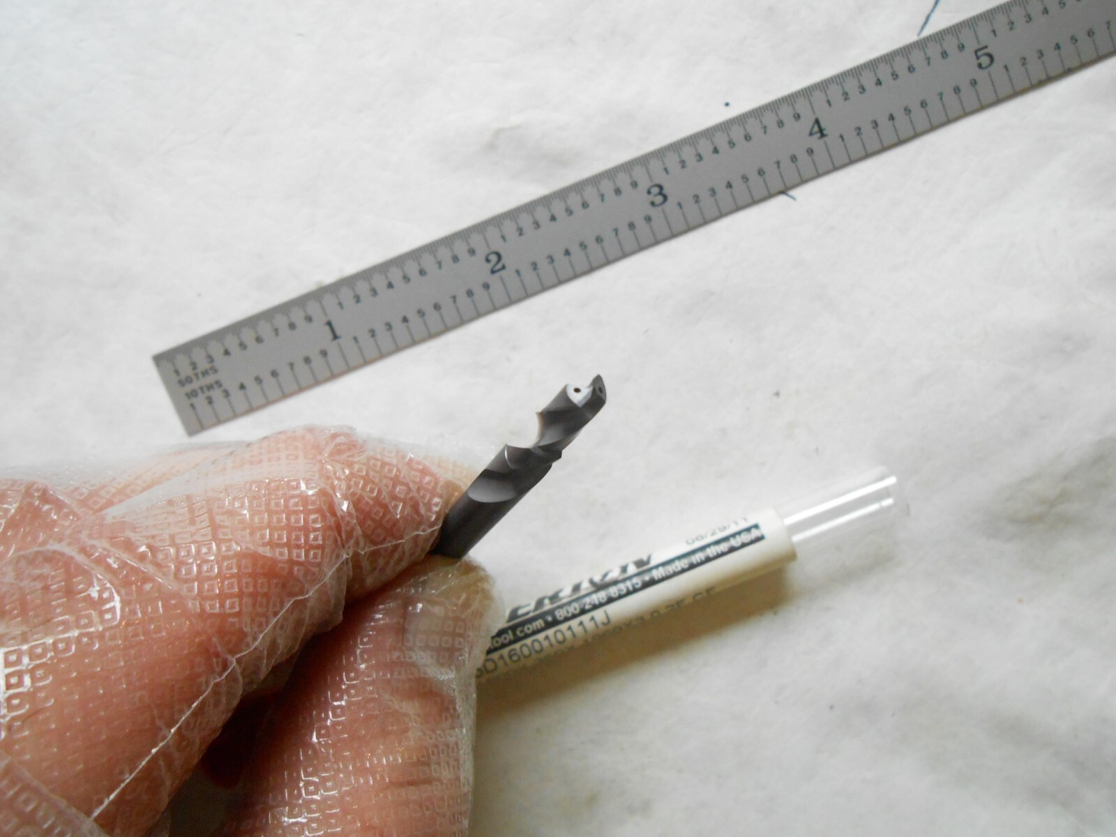 NEW FULLERTON USA CARBIDE CUSTOM STEP DRILL .160″ PILOT X .1969″ MAJOR CUT DIA.