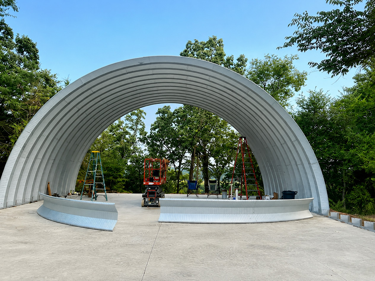 40x70x20 DuroSPAN Steel Quonset Building Kit DIY Home Open Ends