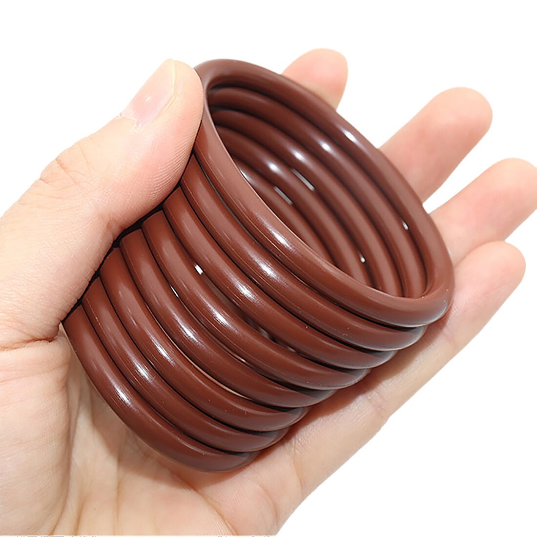 FKM Rubber O Ring 2.5mm Cross Section Brown Sealing Ring 1-195mm ID, 6-200mm OD