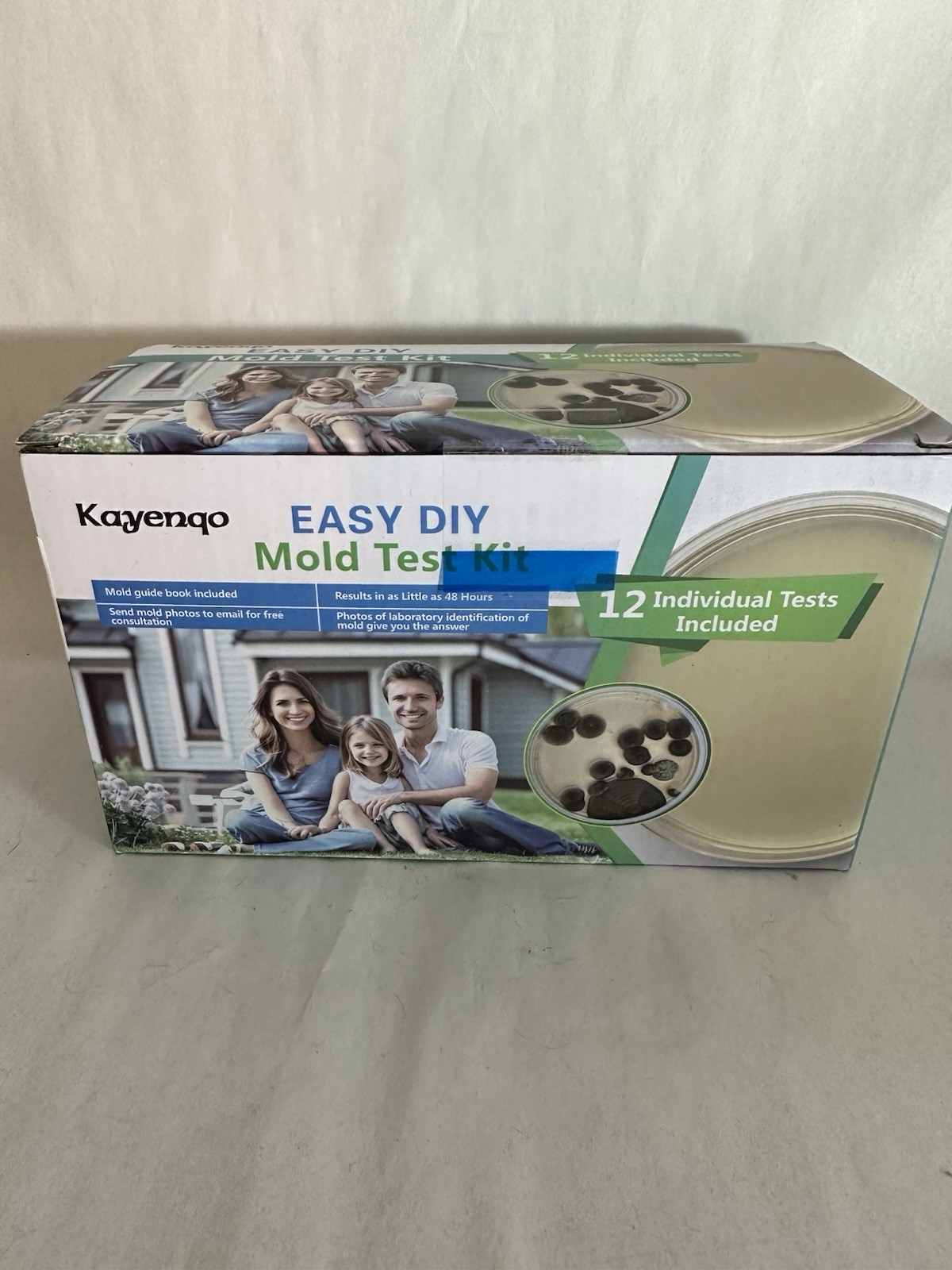 New DIY Mold Test Kit for Home 12 Individual Simple Detection Tests Booklet