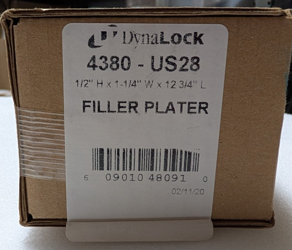 DynaLock 4380 US28 Filler Plater 1/2″ x 1-14″ x 12-3/4″