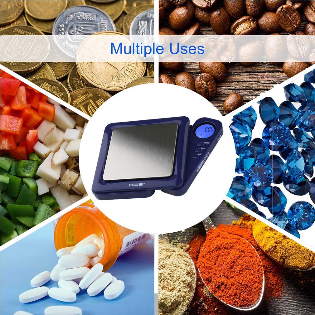 650g 0.1g Digital Pocket Scale Precision Mini Gram Scale Gold Gems Coins