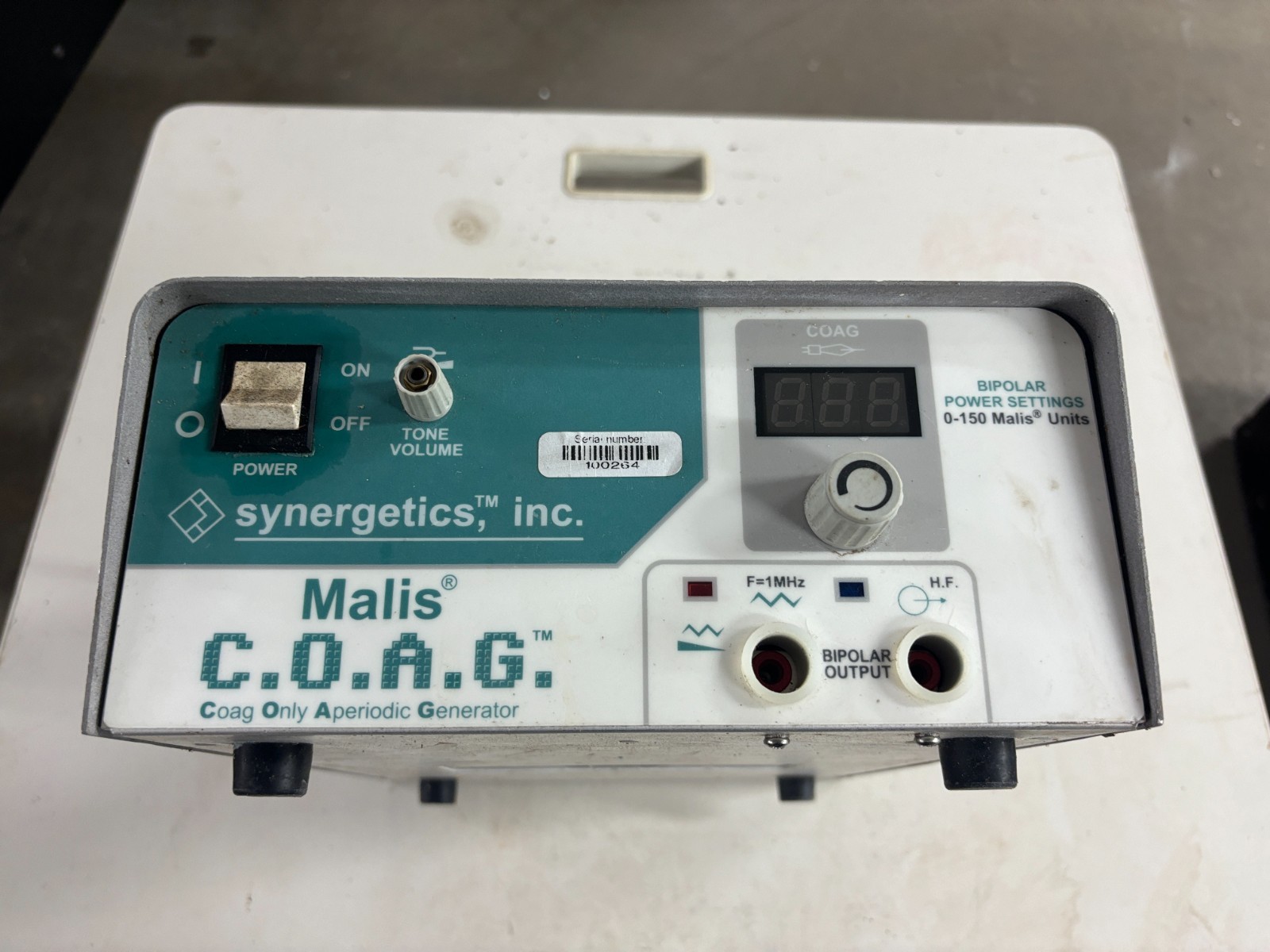 Synergetics Malis COAG Bipolar ESU Generator