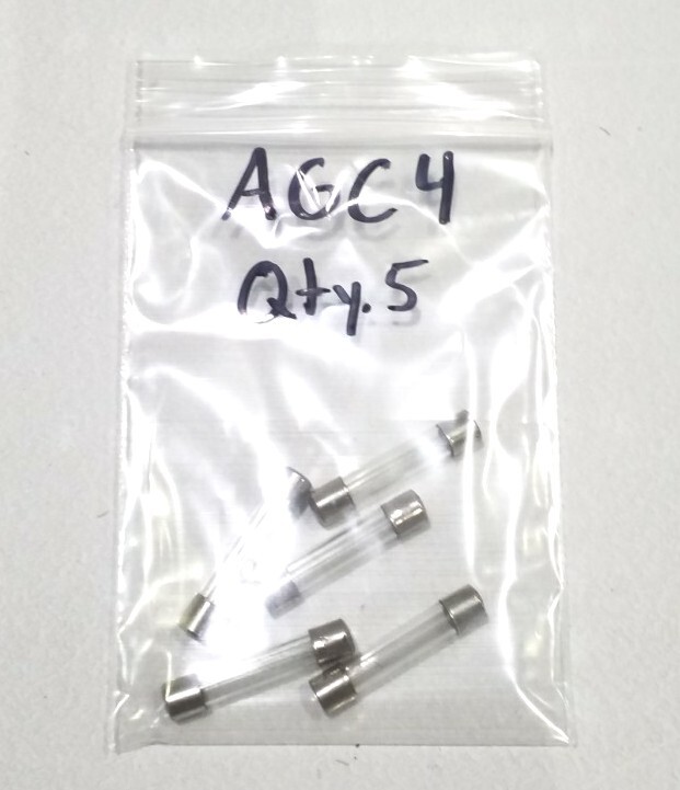 AGC4 Automotive Buss Fuses – Free Returns – Free Shipping – 5 Pk.
