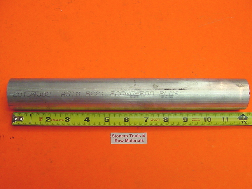 1-5/8″ ALUMINUM 6061 ROUND SOLID ROD BAR 12″ LONG T6511 Extruded Lathe Stock New