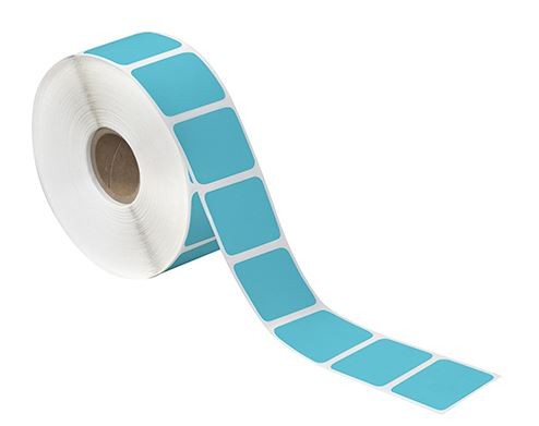 3 x 2″ Blue Thermal Transfer Labels-3,000 Labels per Roll-4 per Roll