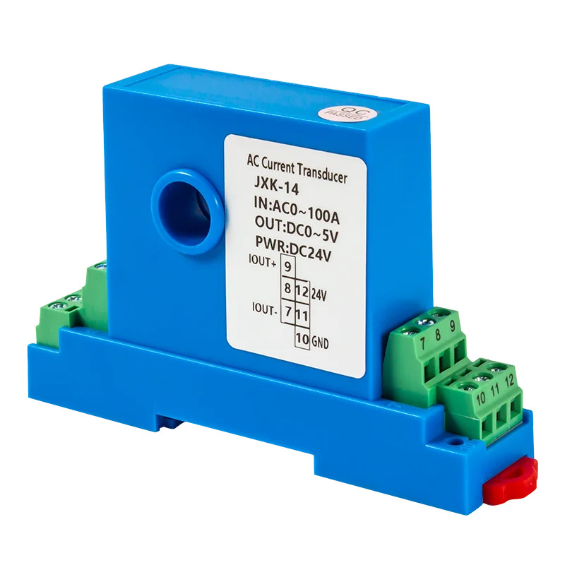 AC 4-20mA Hall Current Sensor 4-20mA 0-10V RS485 Current Transducer Transmitter