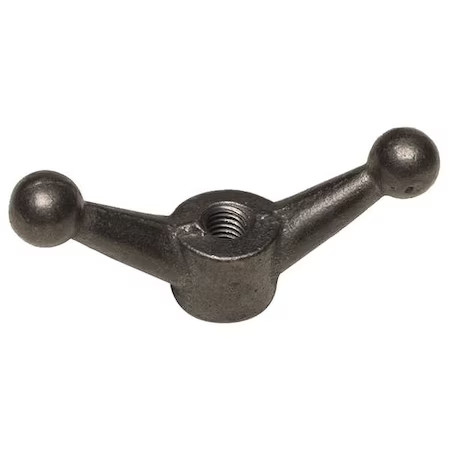 Zoro Select 0-Ii-864-D7- Wing Nut, 5/8″-11, Malleable Iron, Plain, 1.875 In
