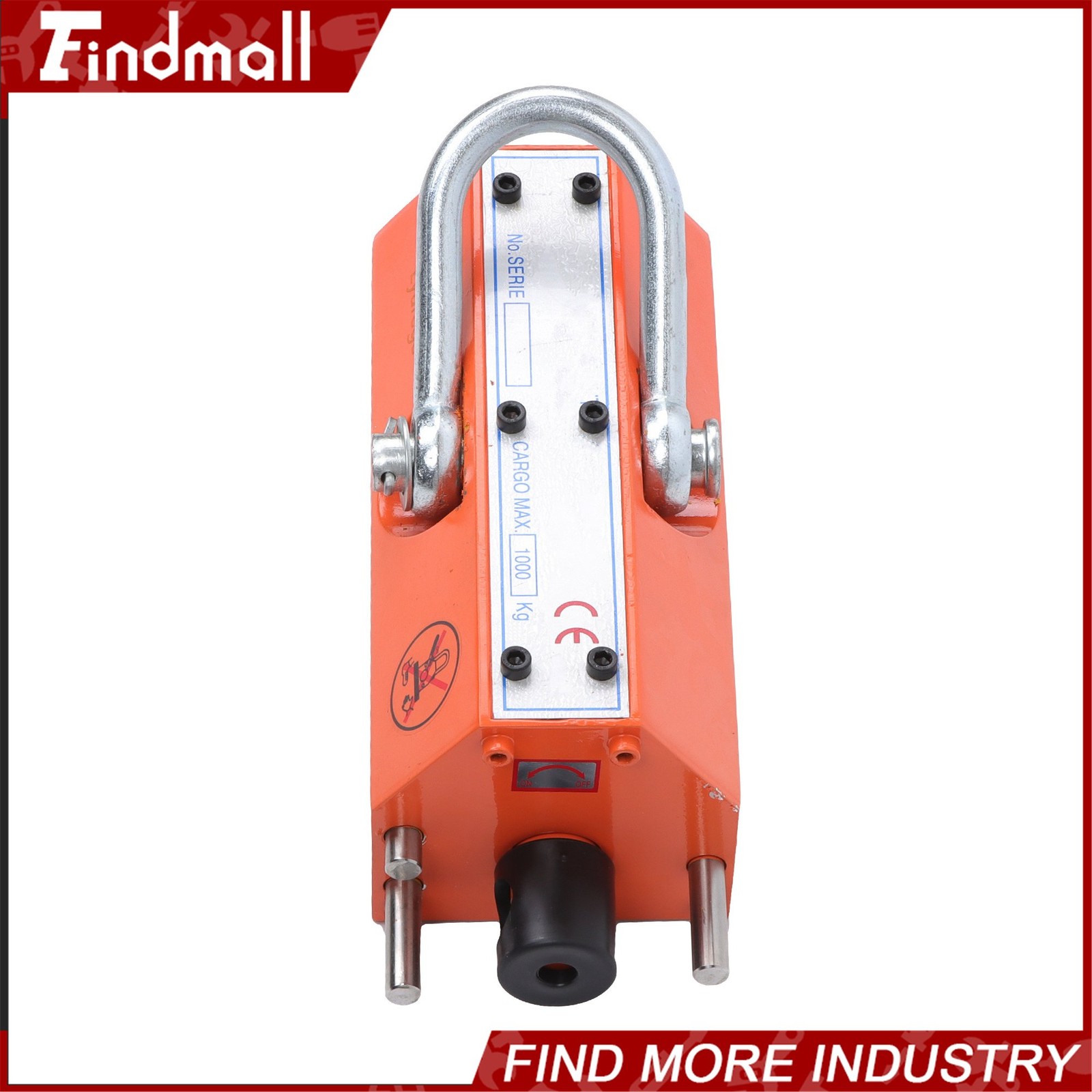 Findmall 2200Lbs/1000kg Magnetic Lifter Lifting Magnet N42 Neodymium Hoist