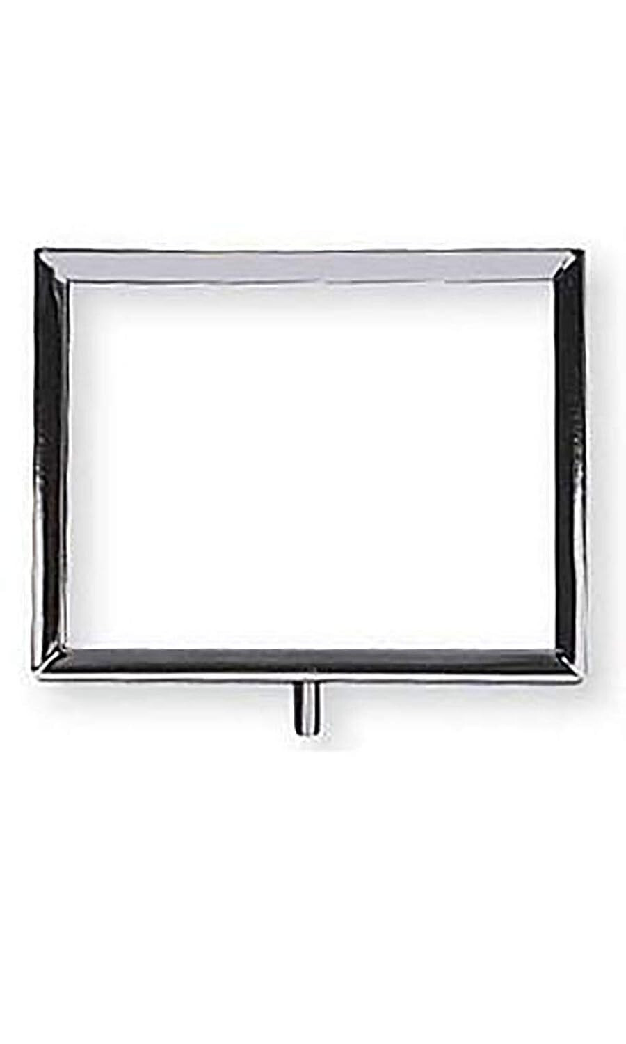 Chrome Metal Sign Holder 5 ½ x 7″ Double Sided Clothing Rack