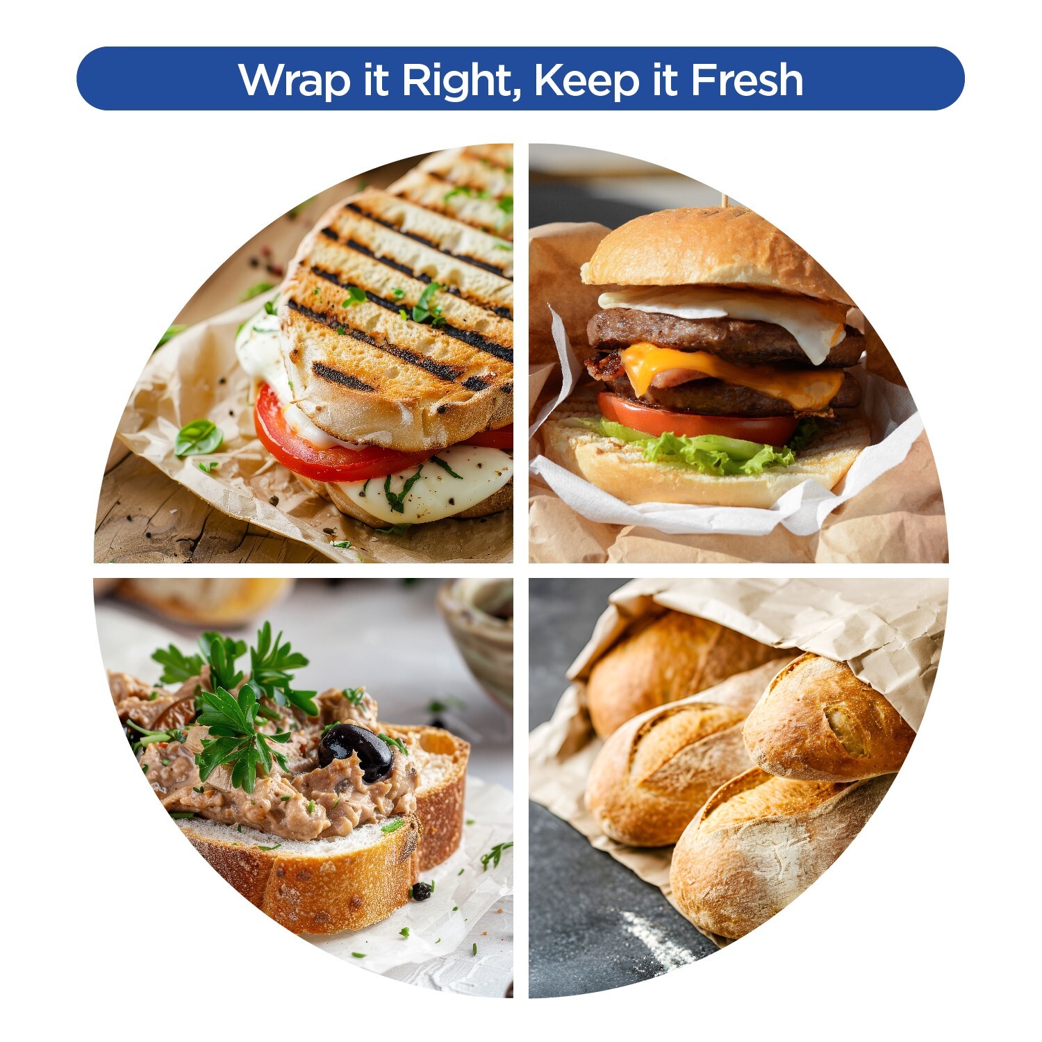 Karat 12″ x 12″ Deli Wrap / Paper Liner Sheets – Shepherd’s Check – 5,000 pcs,