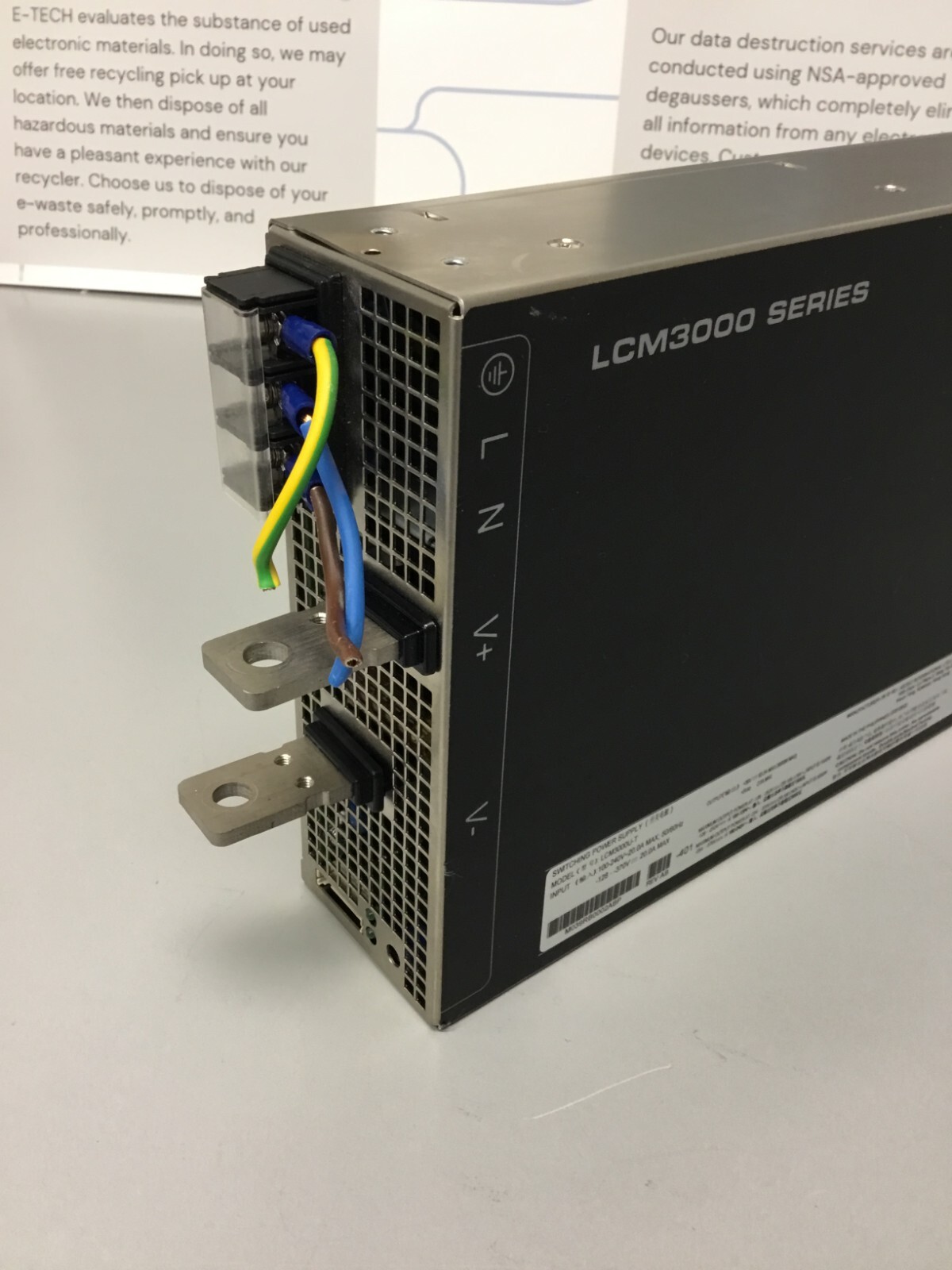 Artesyn LCM3000U-T Series 3000W AC-DC Switching Power Supply !!GOOD CONDITION!!!