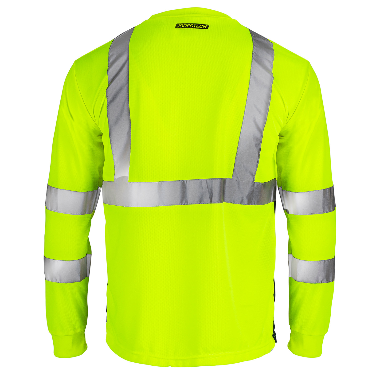 5 pack Hi-Vis Safety Workwear Long Sleeve Shirt Top Reflective Tape Two tone