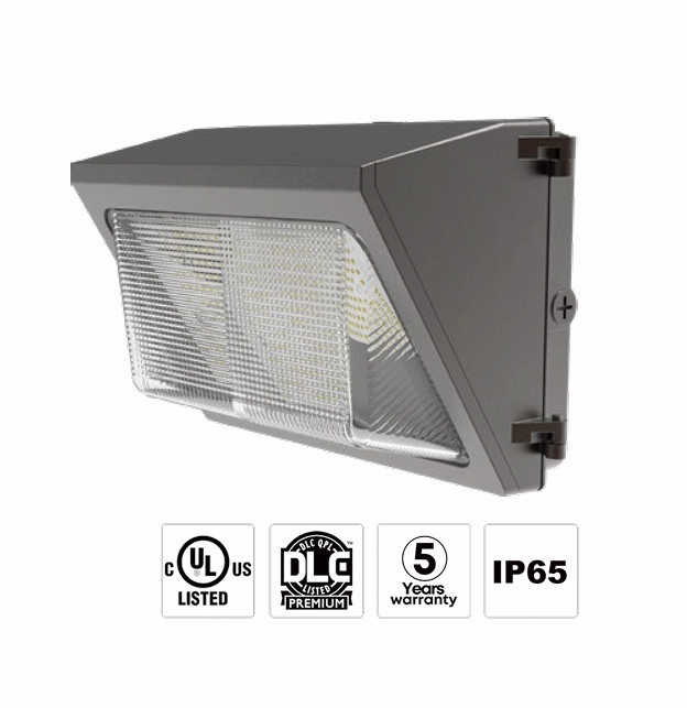 30~60Watt Led Wallpack Light Outdoor Photocell Power/CCT selectable Ip65 UL DLC