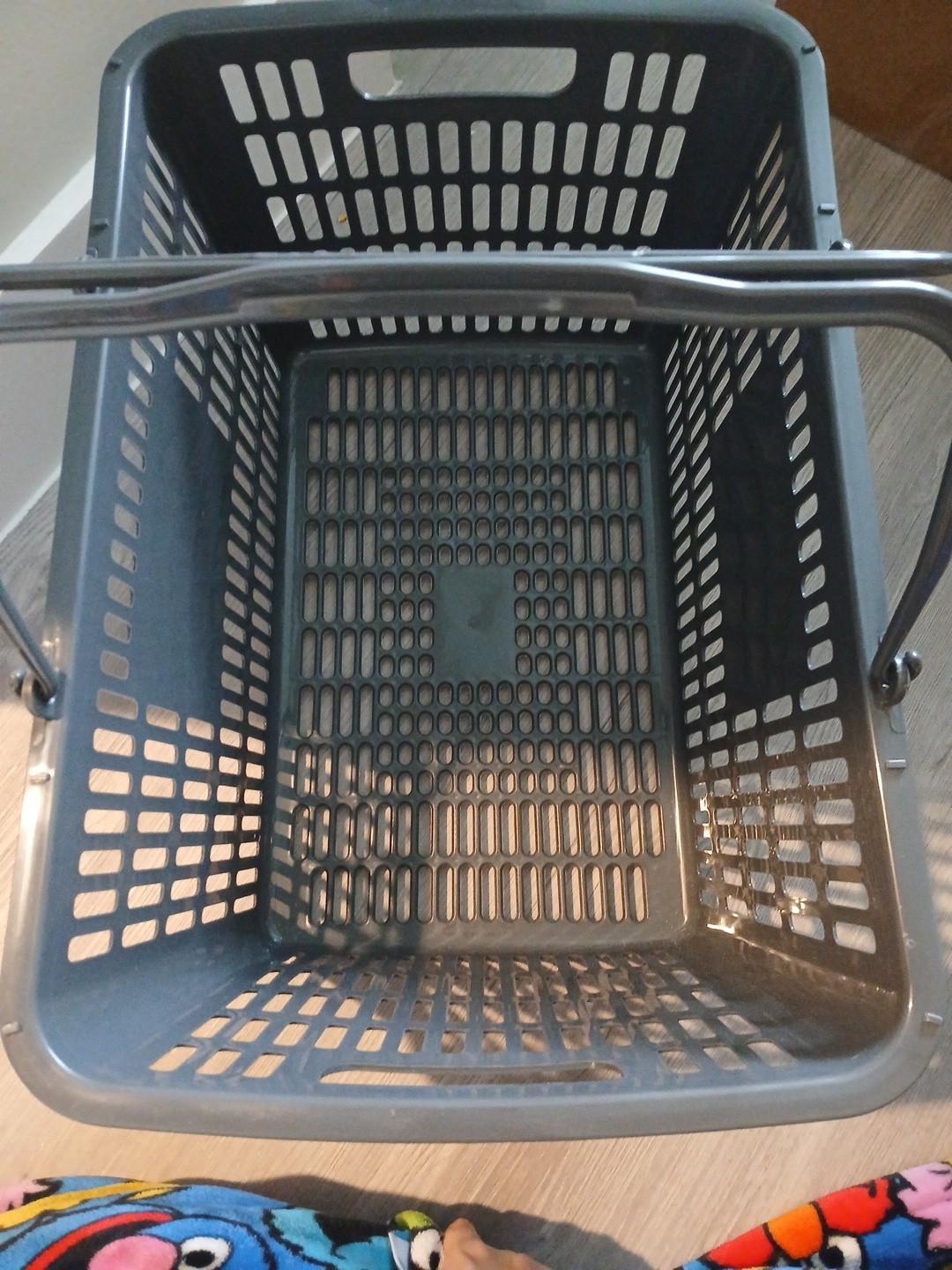 Shopping Basket With Handles Plastic Set Of 18 Big Size