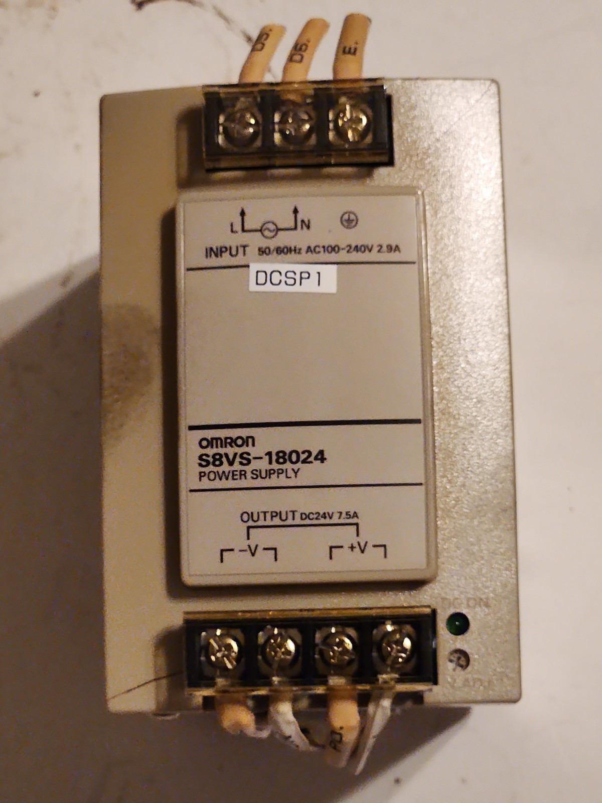 OMRON S8VS-18024/ED2 24v 7.5A SWITCH MODE POWER SUPPLY – Free Shipping
