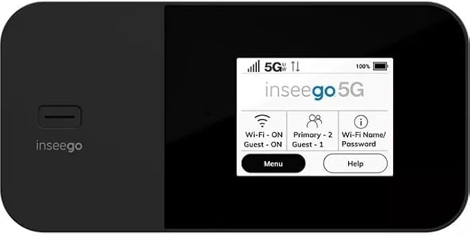 Inseeg MiFi X Pro M3000 5G and 4G LTE Hotspot | Carrier Unlocked | All Day Ba…