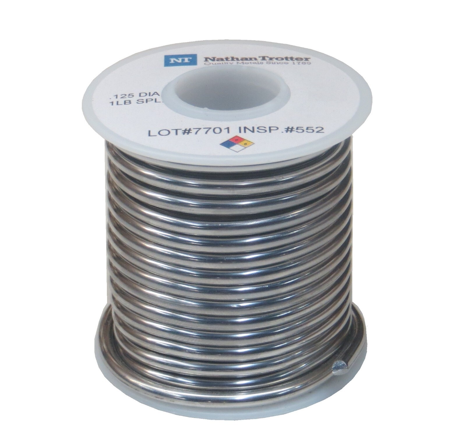 50/50 Solder for Stained Glass – .125” dia. (1 lb. spool)