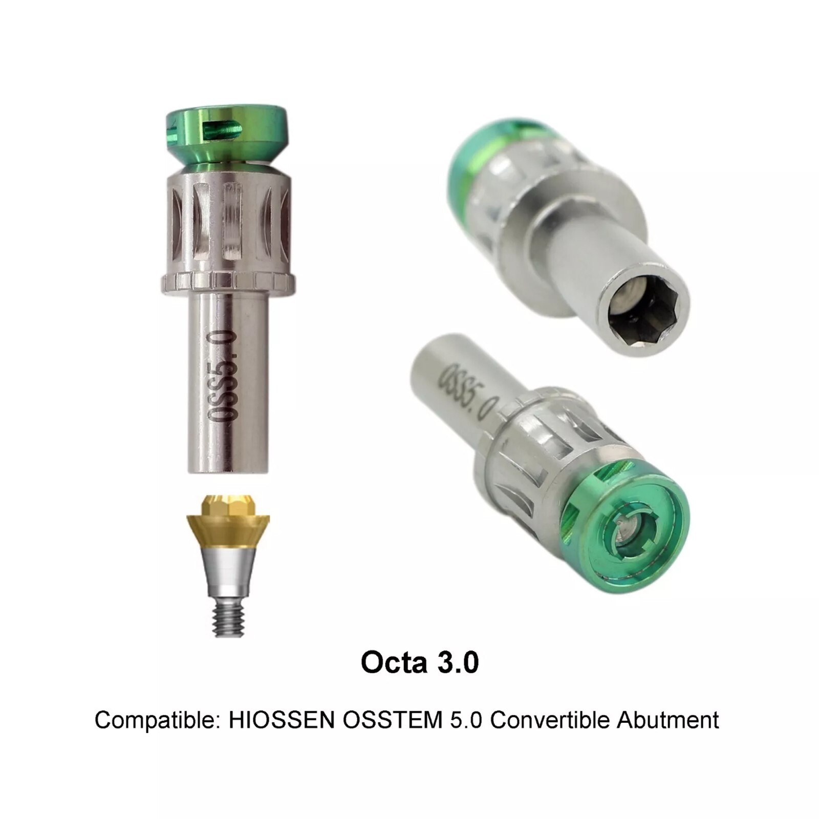 Implant Multi-Unit Locator Abutment Driver For Hiossen OSSTEM Stud Port Abutment